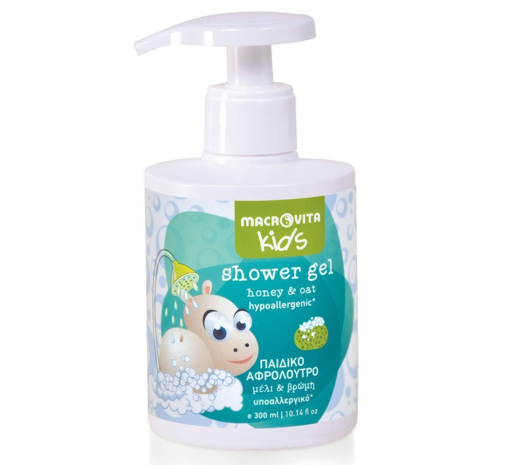 MACROVITA KIDS żel pod prysznic dla dzieci miód & owies 300ml