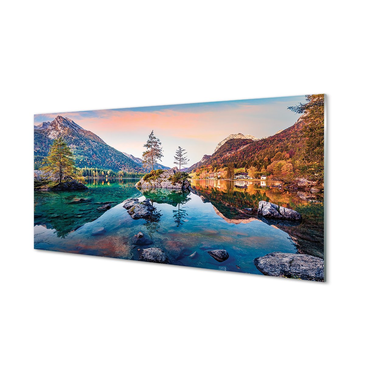 Nowoczesny panel szklany Niemcy Góry alpy 120x60
