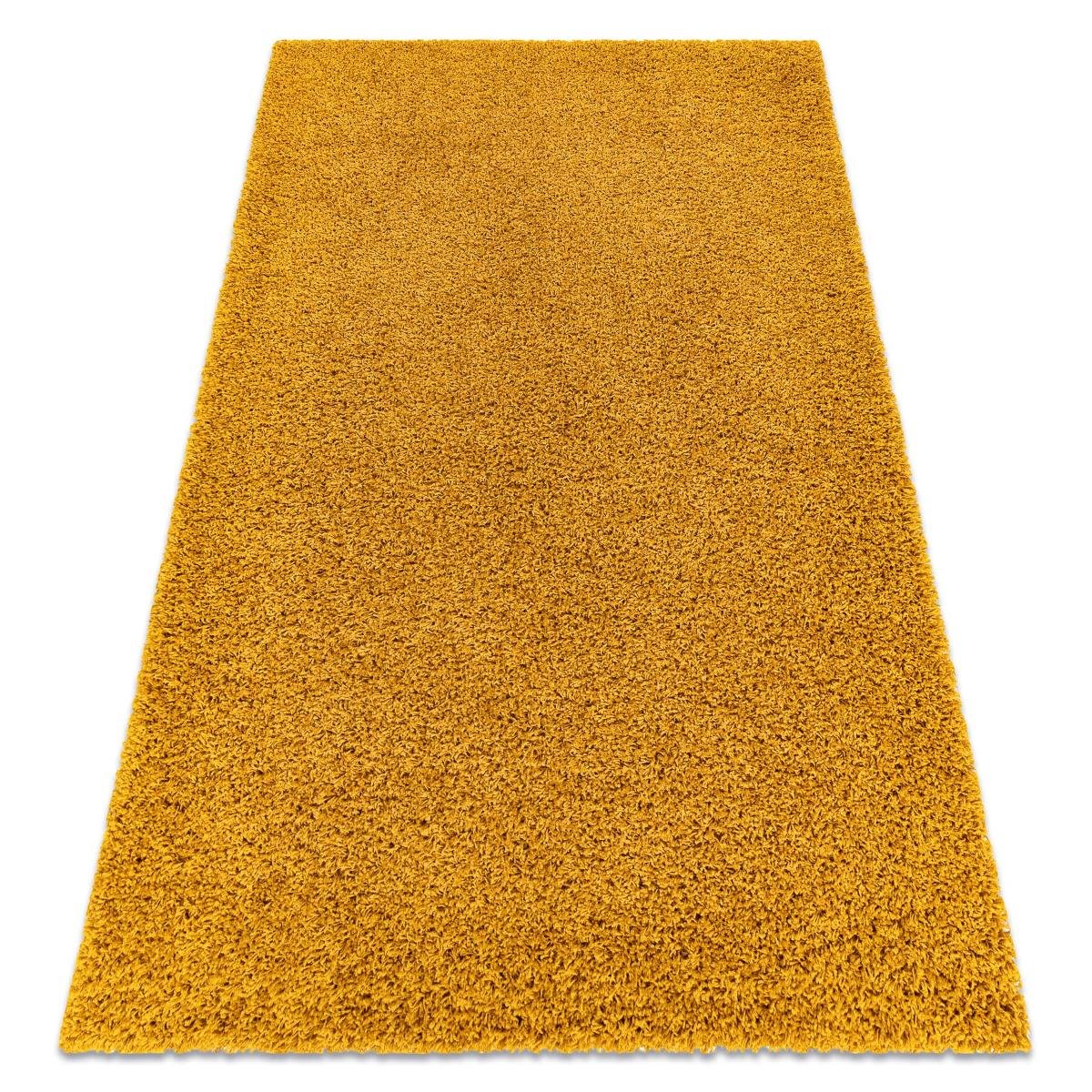 Dywan DYWANY ŁUSZCZÓW SOFFI shaggy 5cm złoty, 60x100 cm