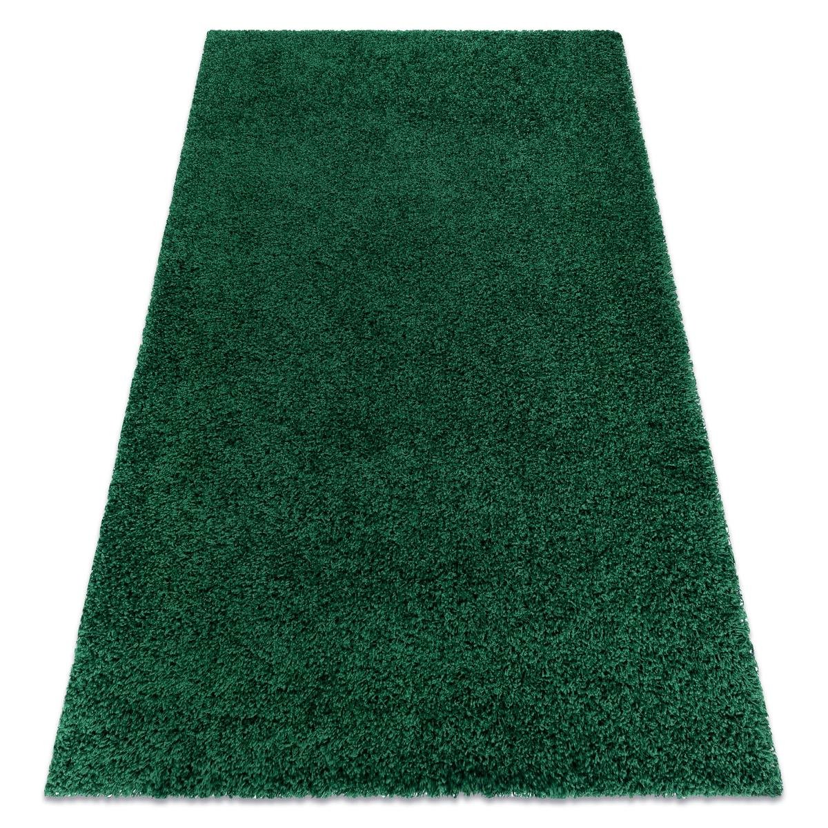 Dywan DYWANY ŁUSZCZÓW SOFFI shaggy 5cm butelkowa zieleń, 60x100 cm