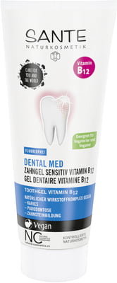 123ratio SANTE Żel do zębów z witaminą B12 bez fluoru 75 ml