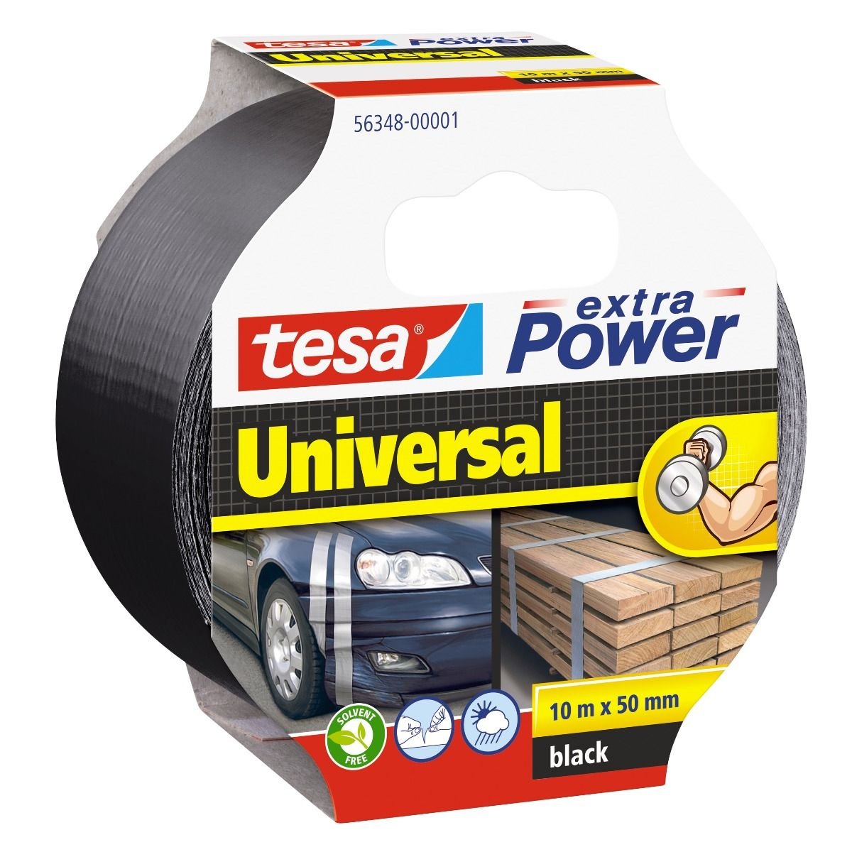 TESA Taśma materiałowa Extra Power DxS) 10 m x 50 mm 56348-01-05 1 Rolka(ek)