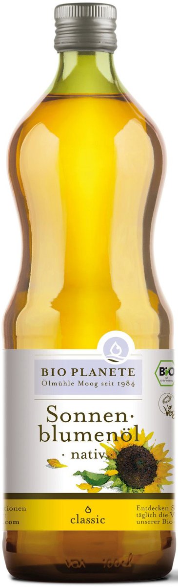 Bio Planete (oleje i oliwy) OLEJ SŁONECZNIKOWY VIRGIN BIO 1 L