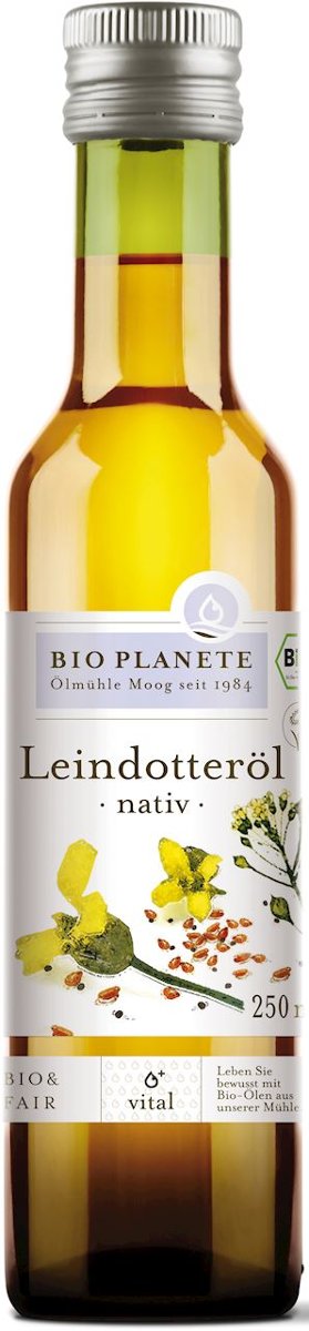 BIO PLANETE (oleje i oliwy) BIO PLANETE oleje i oliwy) OLEJ Z LNIANKI RYDZOWY) VIRGIN BIO 250 ml BIO PLANETE 3445020207904