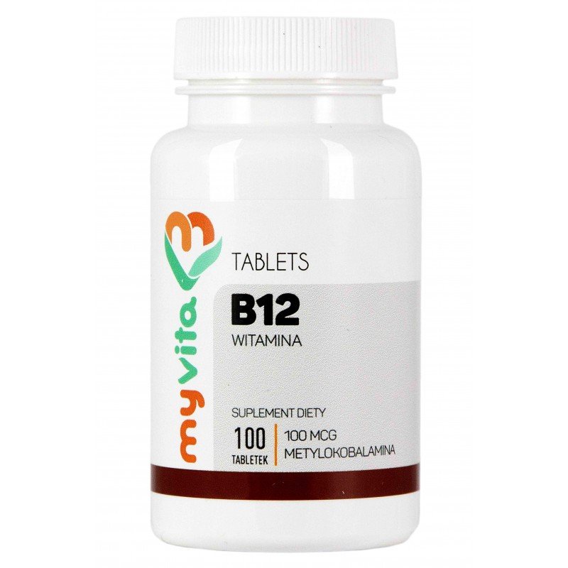 Фото - Вітаміни й мінерали MyVita Witamina B12 100mcg, 100tabl.