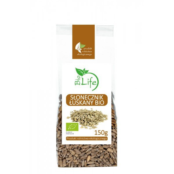 BioLife Słonecznik łuskany Bio 150 g