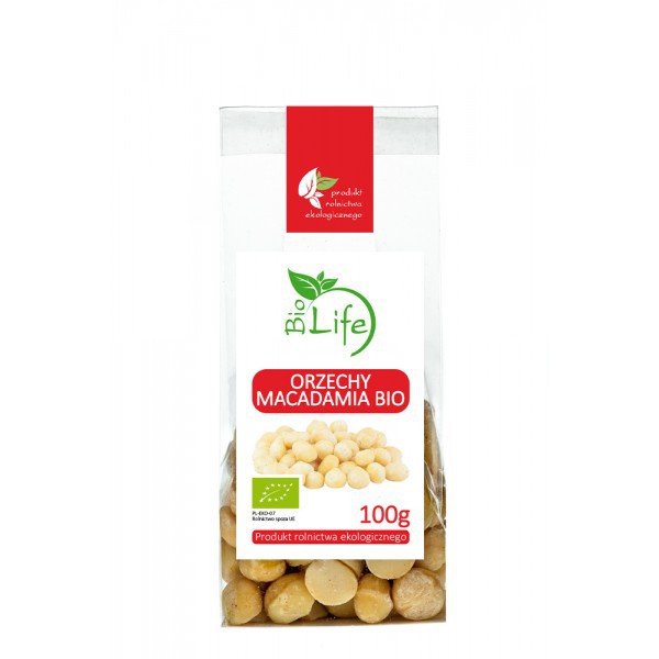 BioLife 101BioLife Orzechy Macadamia 100g - ZLFORZMACA100