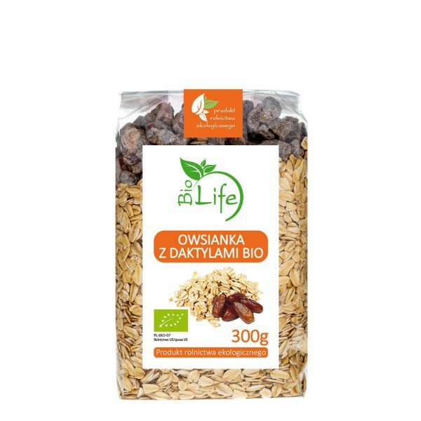 BioLife Owsianka z daktylami bio 300 g