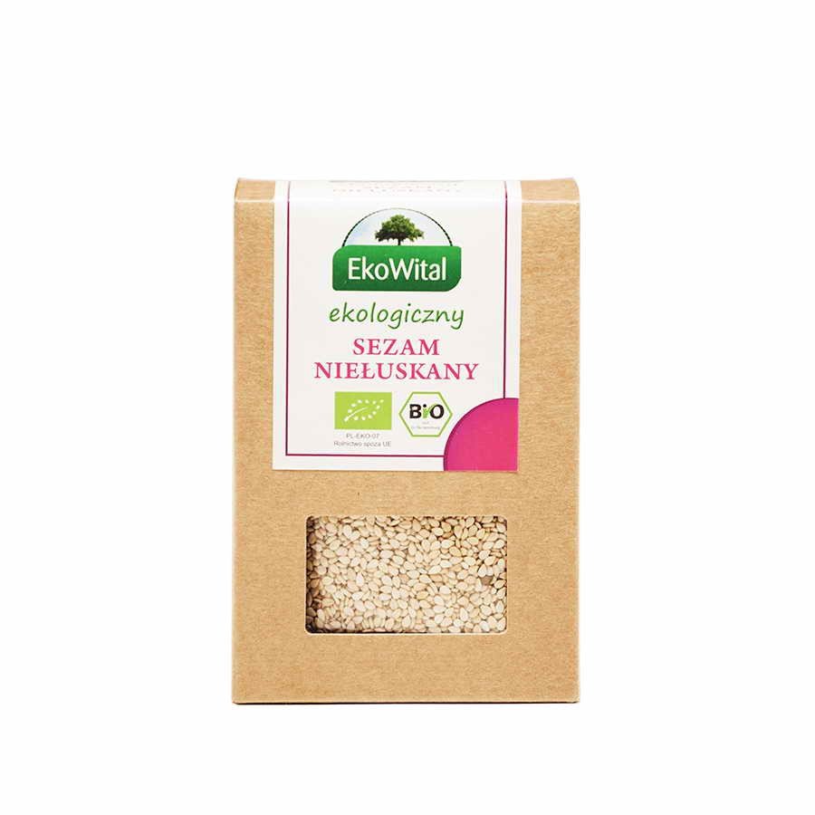 EkoWital SEZAM NIEŁUSKANY BIO 180 g - 5908249970267