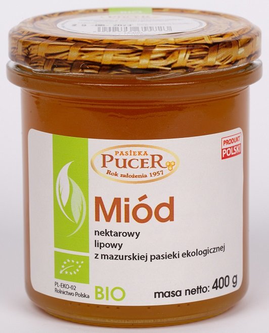 Pucer Miód lipowy BIO 400 g Pucer