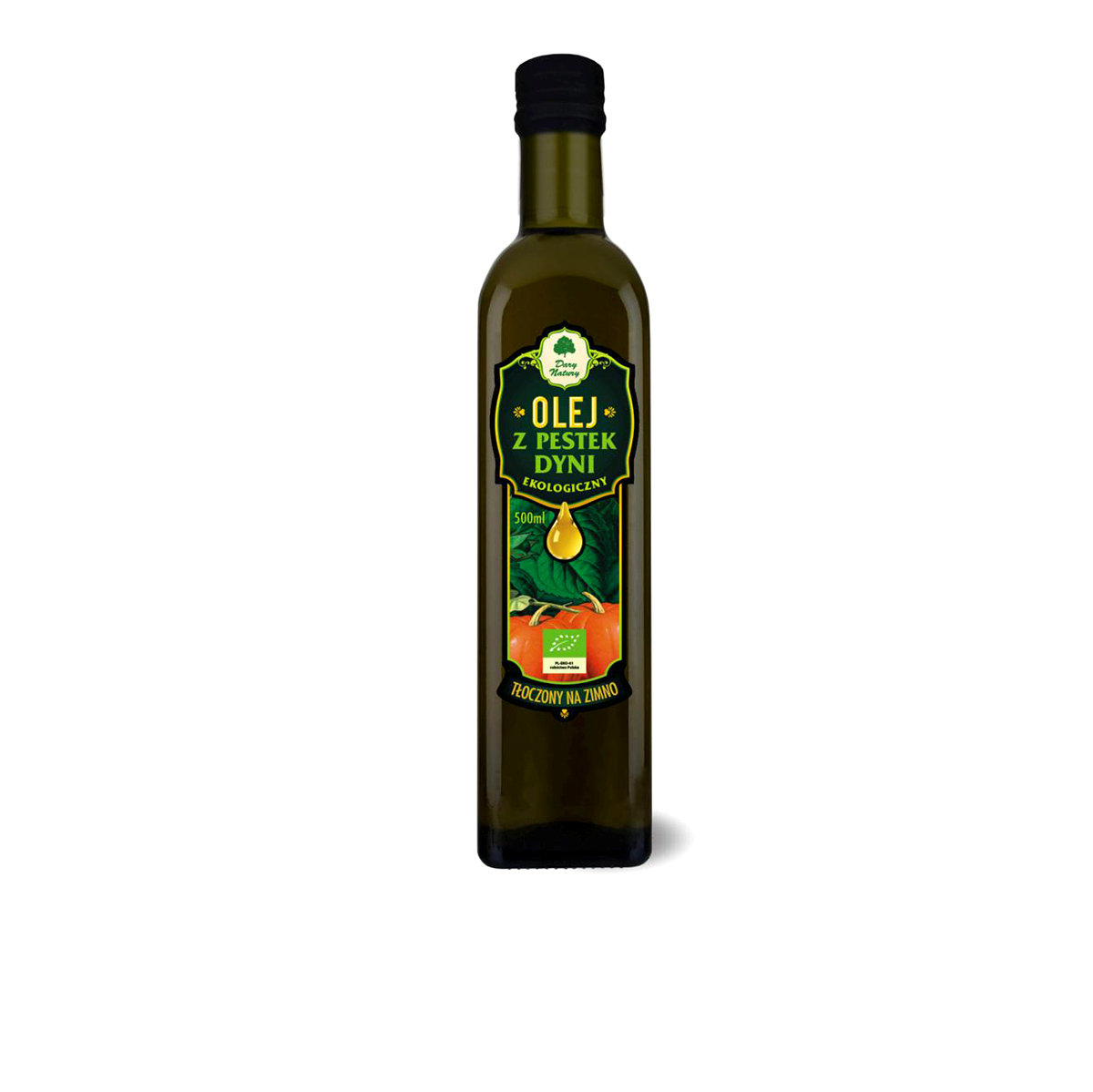 Dary Natury olej z pestek dyni tłoczony na zimno EKO 500 ml |  OD 149 PLN!