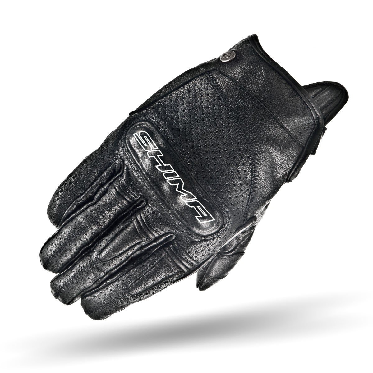 Shima shima Caliber Lady, damskie rękawiczki retro vintage Custom lato skóra motocykl (XS-L, czarny), m, czarny CALIBER LADY BLACK M