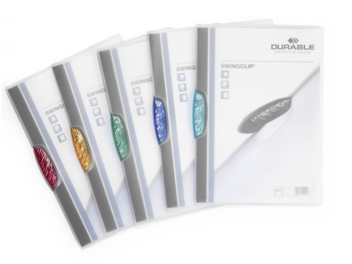 Durable SKOROSZYT ZACISKOWY SWINGCLIP A4 CZERWONY 30K