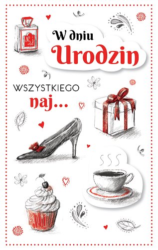 Kartka Urodzinowa dla Kobiety PS1
