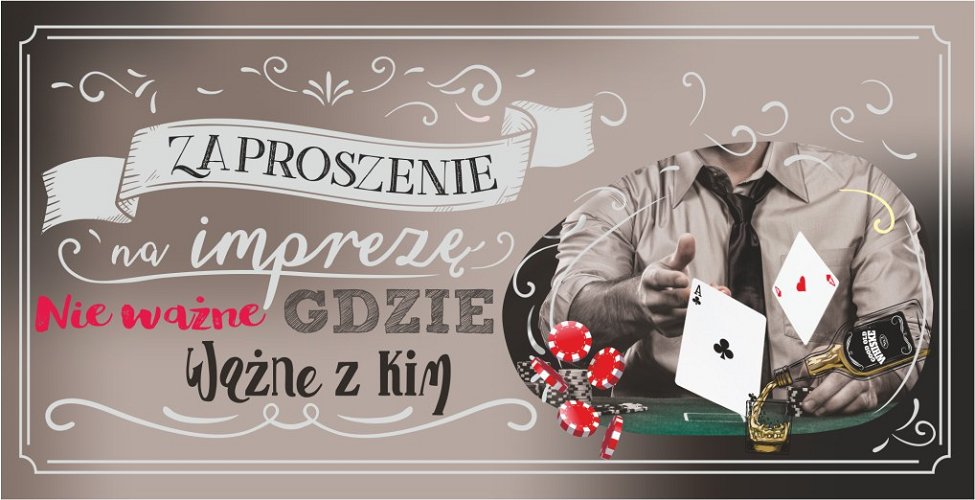 Zaproszenie na imprezę ZAB95