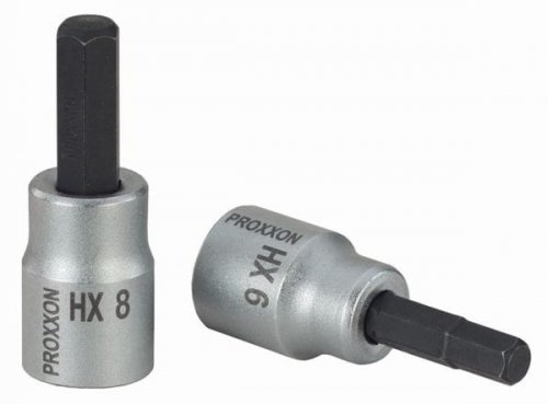 Proxxon 23575 HX4 z łbem walcowym z gniazdem sześciokątnym Bit zastosowania napęd 4 MM 10 MM (3/8