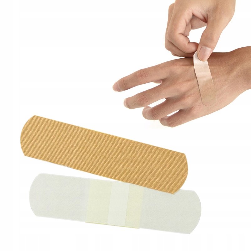 ZESTAW PLASTRÓW OPATRUNKOWYCH 50 SZT. CIELISTE