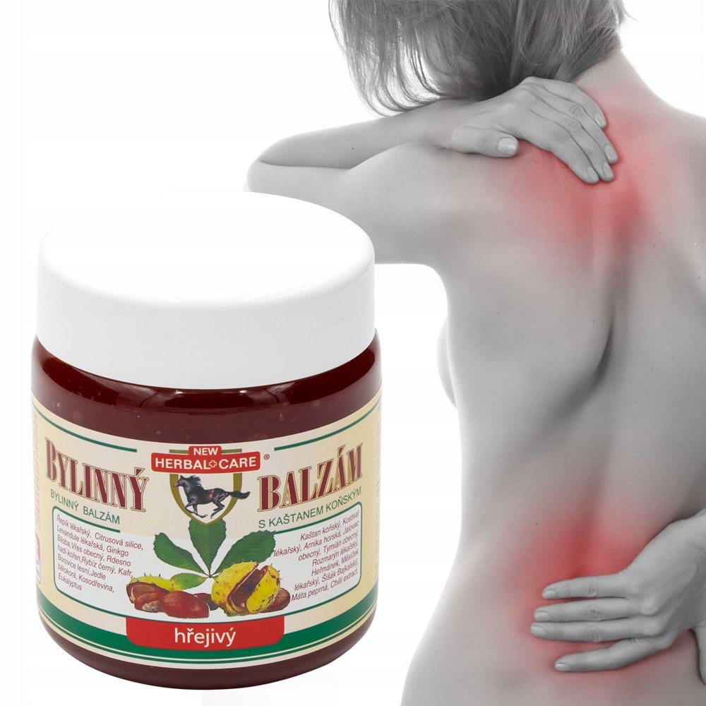 WEBHIDDENBRAND Balsam ziołowy z kasztanem 500ml Ciepły