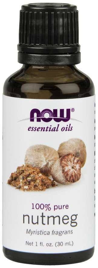Now Foods 100% Olejek z Gałki Muszkatołowej - Gałka Muszkatołowa (30 ml)