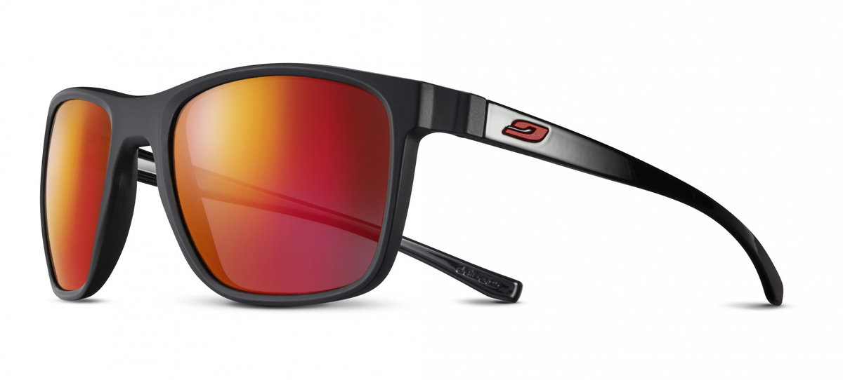 Julbo Trip Spectron 3CF Okulary przeciwsłoneczne Mężczyźni, matt black/black shiny/multilayer red 2020 Okulary przeciwsłoneczne J5101114