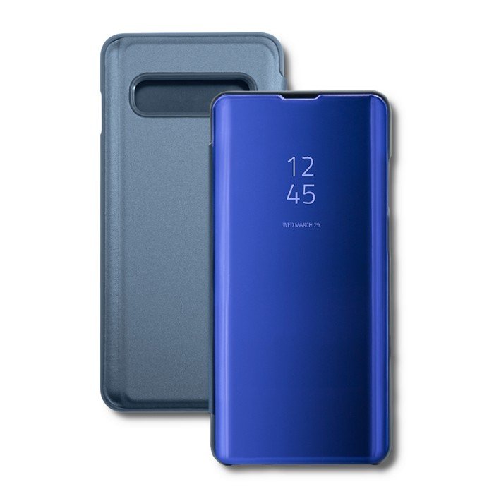 Zdjęcia - Etui Qoltec  Flip Cover do Samsung S10+ | Niebieskie  (0NC)