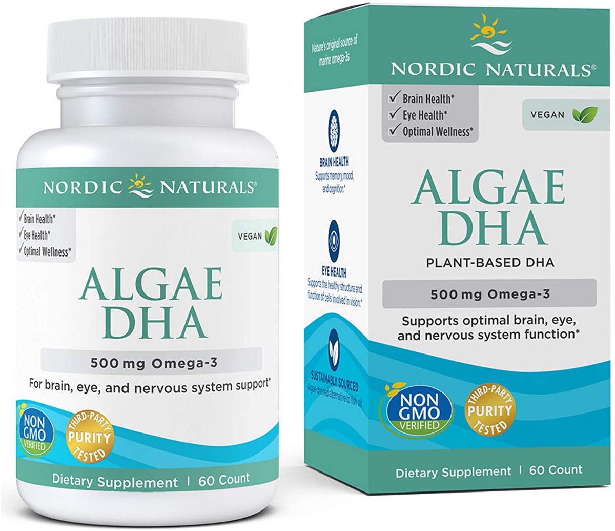 Omega Pharma NORDIC NATURALS NORDIC NATURALS Algae DHA 500mg 3) 60 Kapsułek żelowych