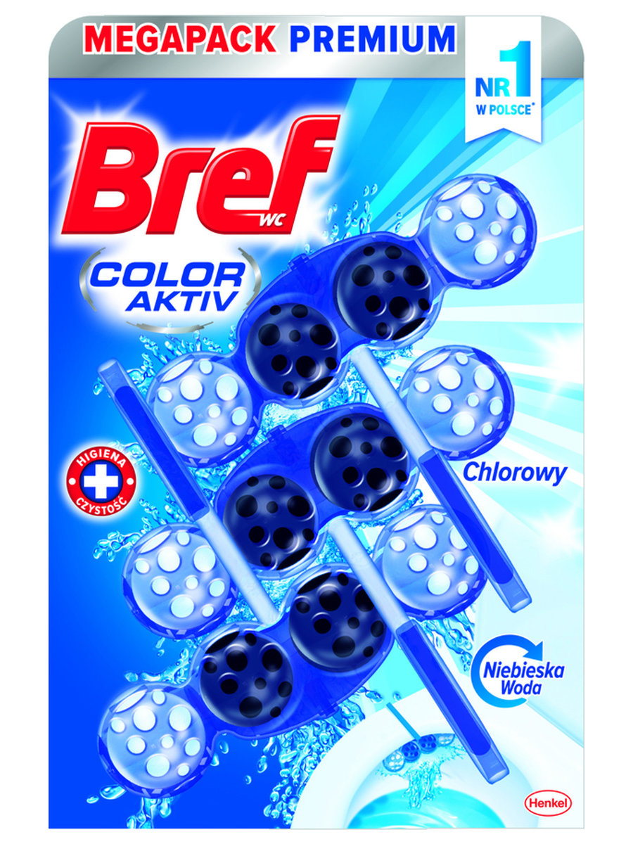 Bref BLUE AKTIV CHLORINE 50G 3X50G zakupy dla domu i biura 2068574