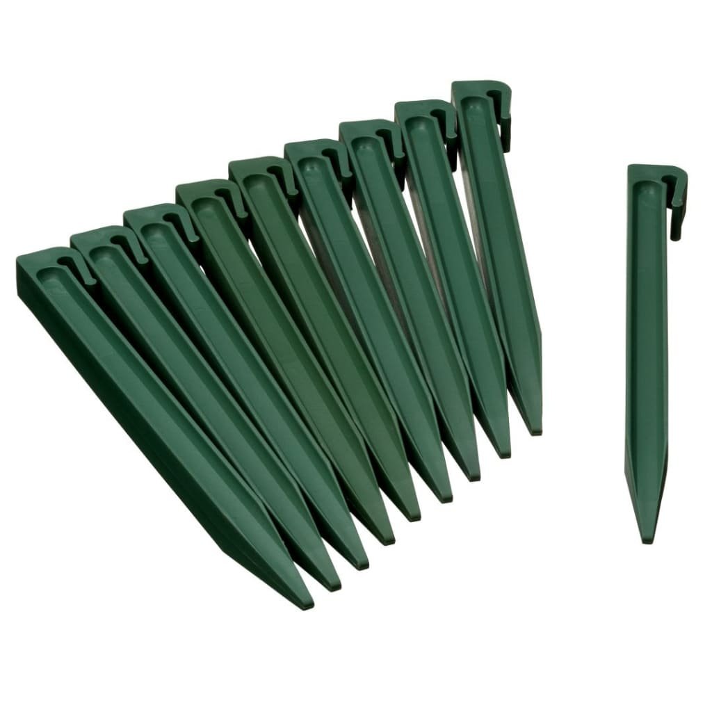 VidaXL Nature Szpilki kotwiące, 10 szt., zielone 428503 
