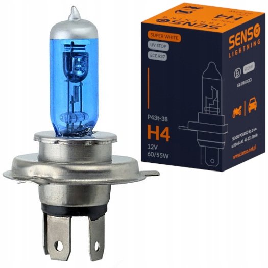 SENSO H4 12V SUPER WHITE