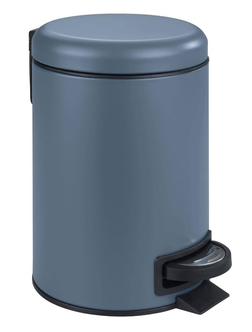 Niebieski kosz łazienkowy Wenko Leman, 3 l
