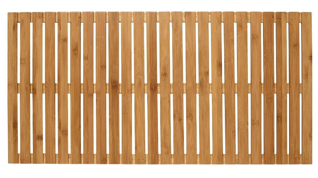 Wenko Mata łazienkowa podest z drewna bambusowego BAMBUSA 100 x 50 cm kolor naturalny 24611100