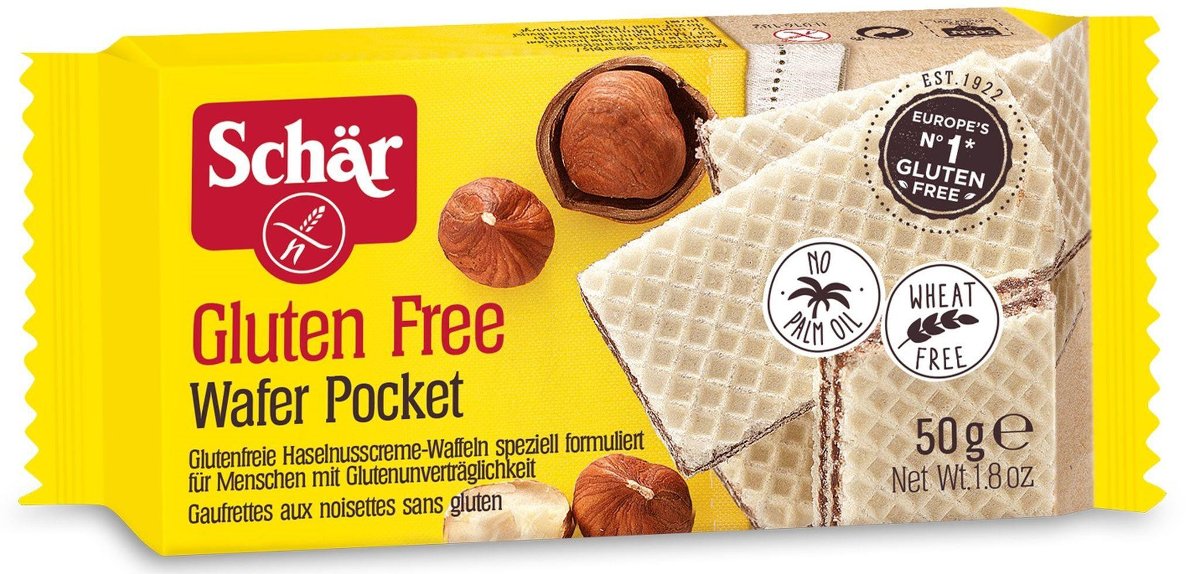 Schar Wafer pocket - wafelki orzechowe bezglutenowe 50g - 8008698054086