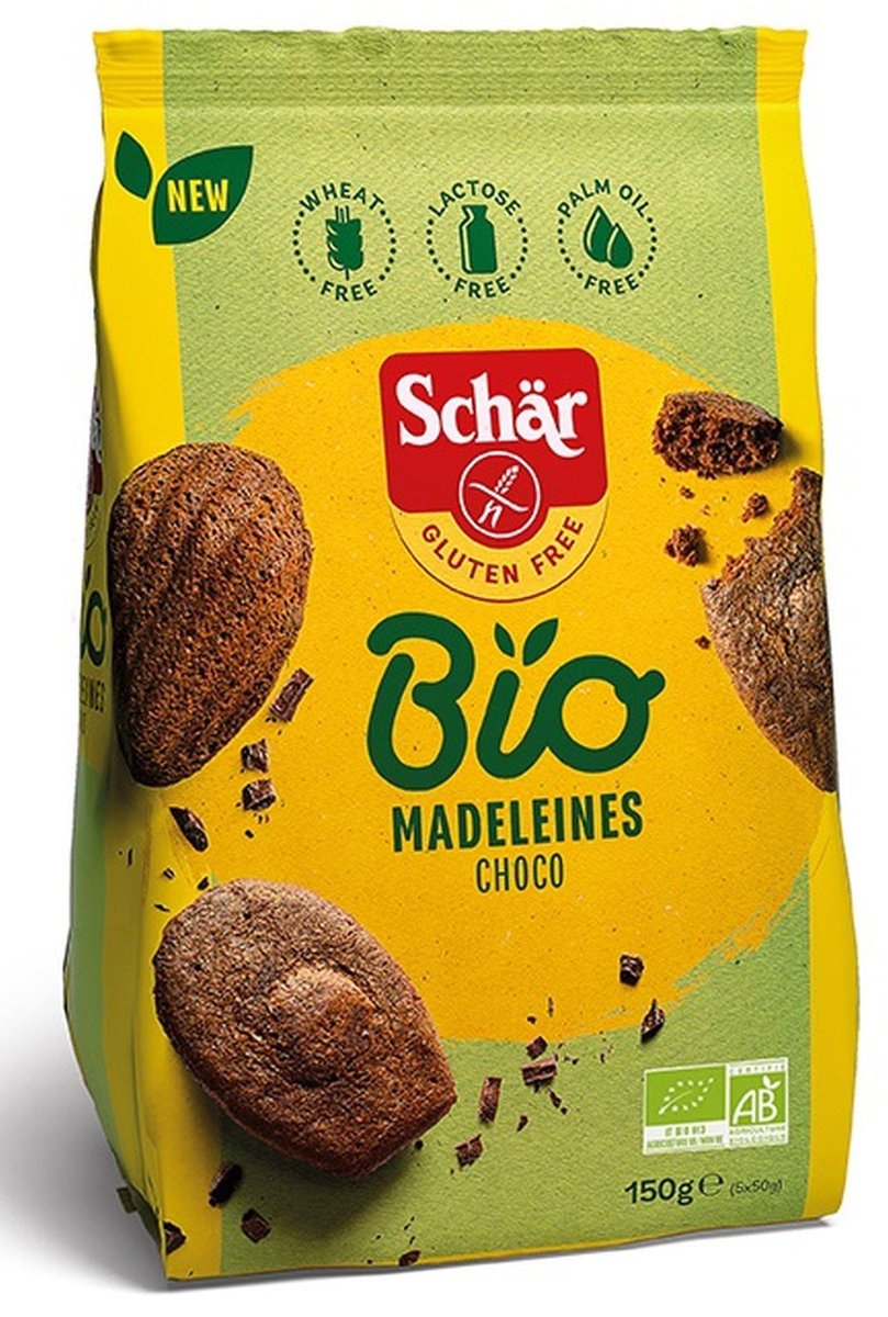 Madeleines choco- babeczki z czekoladą BEZGL. BIO 150 g