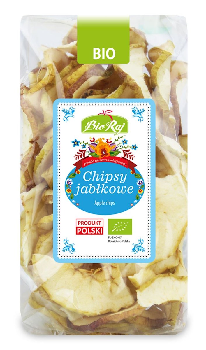 BIO RAJ CHIPSY JABŁKOWE BIO 50 g - BIO RAJ