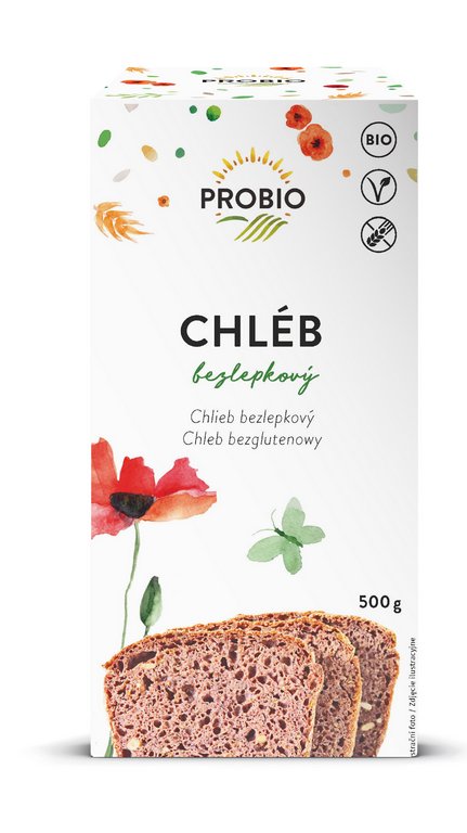 MIESZANKA DO WYPIEKU CHLEBA BEZGLUTENOWA BIO 500 g - PROBIO 8595582424747