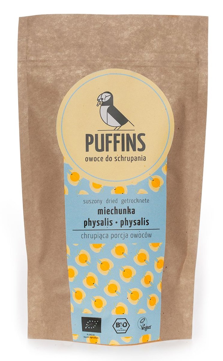 PUFFINS (owoce suszone próżniowo) MIECHUNKA SUSZONA BIO 40 g - PUFFINS BP-5901685101899