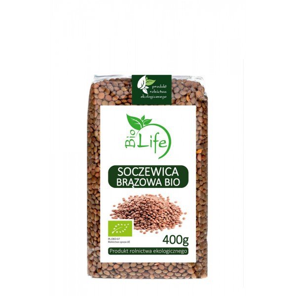 BioLife Soczewica brązowa Bio 400 g