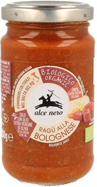 ALCE NERO Sos pomidorowy z wołowiną BIO 200 g