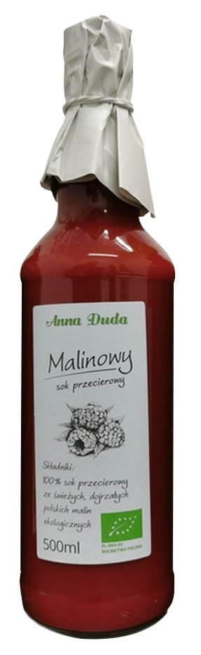 Anna Duda (soki przecierowe) Malinowy sok przecierowy 0,5l BIO 10378