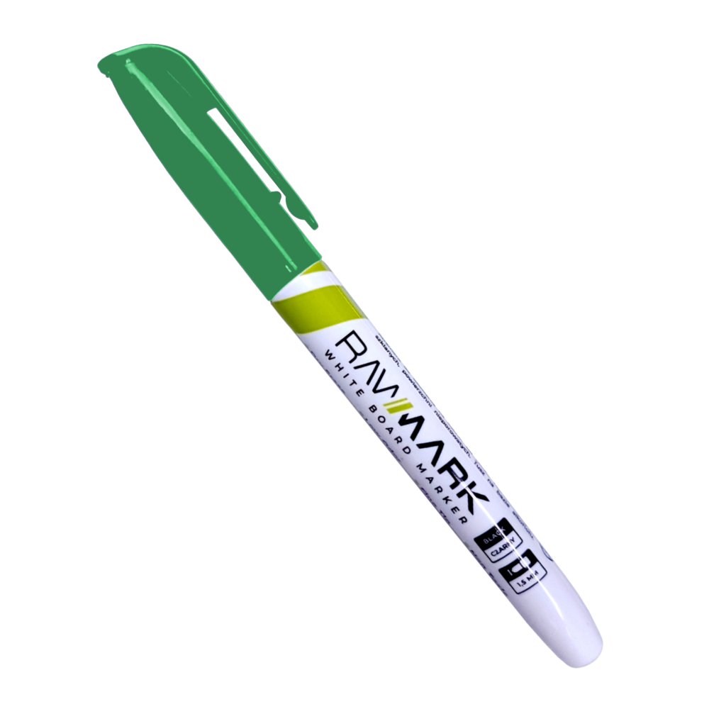 Marker suchościeralny do tablic Rawmark 4x Zielony