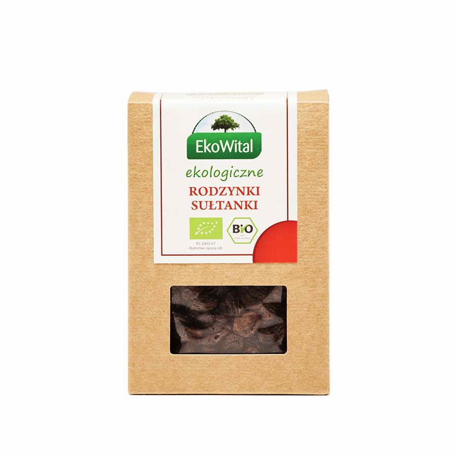 EkoWital RODZYNKI SUŁTANKI BIO 150 g - 5908249970236
