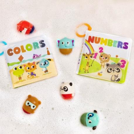 B.toys, Wodoodporna książeczka do kąpieli, Cyfry, 16.5x17x1.5 cm