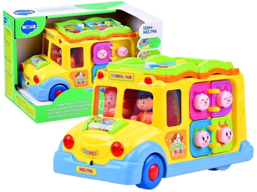 Zabawka Interaktywna Dla Maluchów Szkolny Autobus