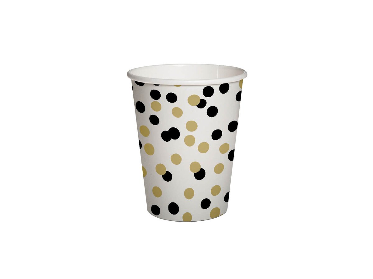 Kubki papierowe eko Confetti 250ml 10szt - PAW Katowice