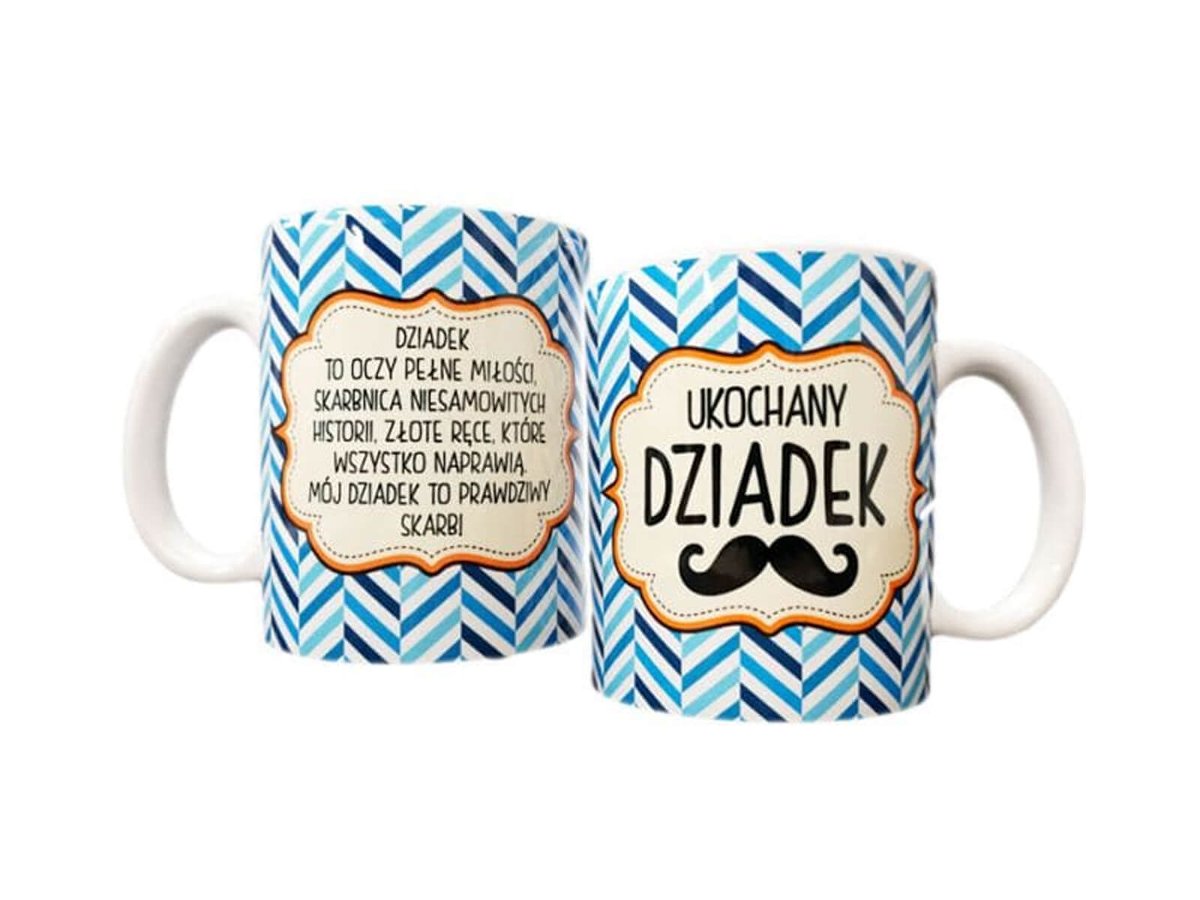 Kubek ceramiczny z wierszykiem Ukochany Dziadek