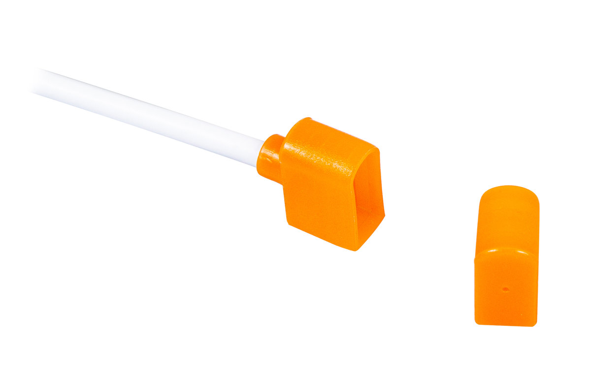 Przyłącze zasilające do BERGMEN Neon Flex HXR One / pomarańczowe / końcówka zasilająca z wyjściem prostym + przewód 30 cm + zaślepka
