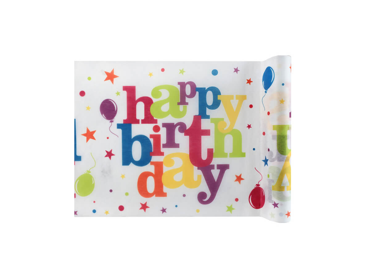 SAN Bieżnik urodzinowy Happy Birthday - 5 m - 1 szt. S6198-99
