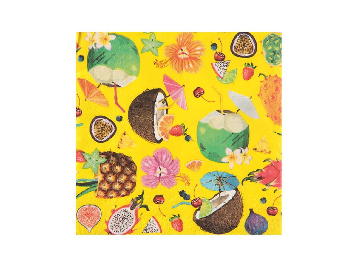 SAN Serwetki Hawajskie Cocktail Party - 33 cm - 20 szt. S6350-99