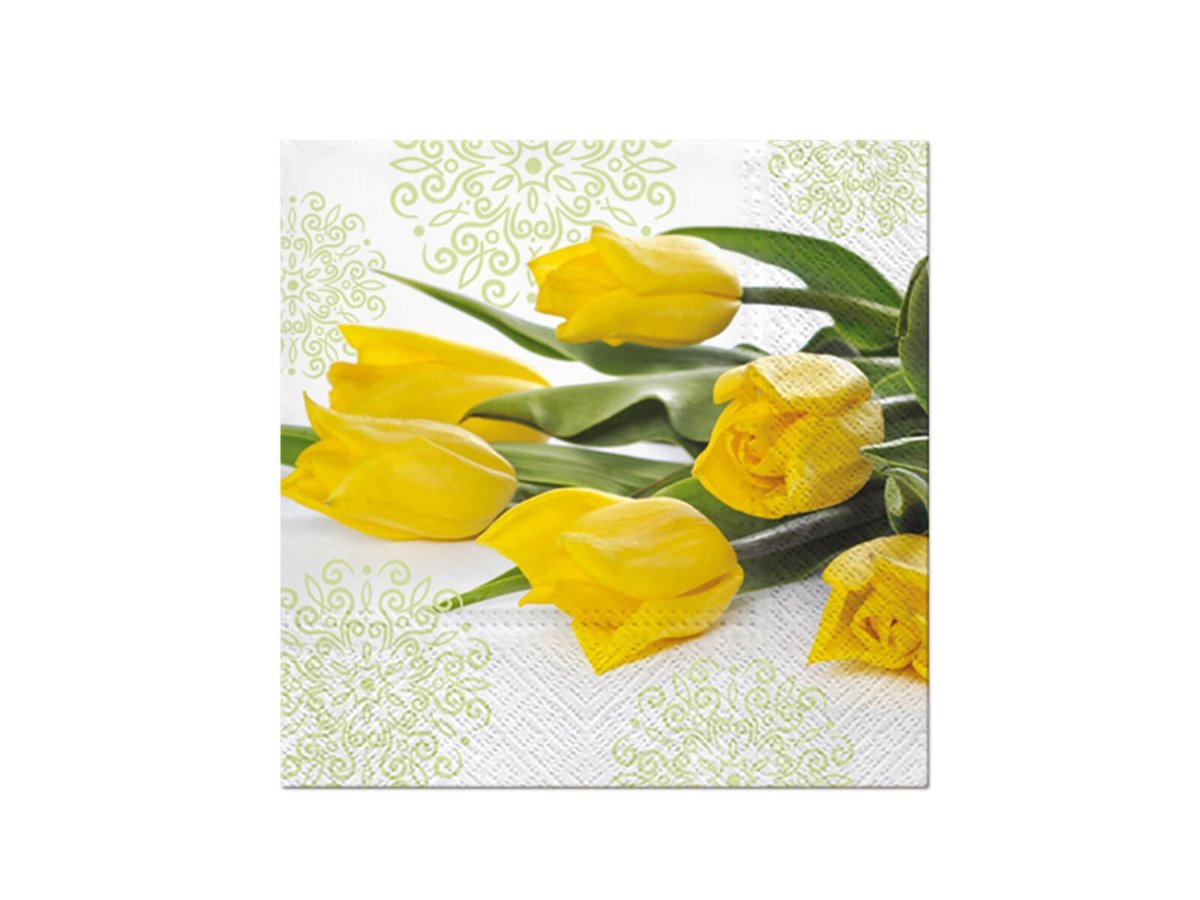 Serwetki SDL290000 Yellow Tulips