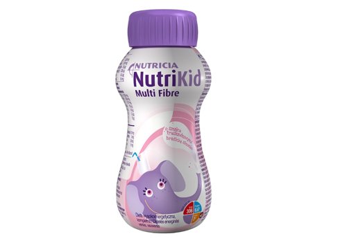 Nutricia POLSKA SP. Z O.O. NutriKid Multi Fibre o smaku truskawkowym płyn 200 ml 3137861